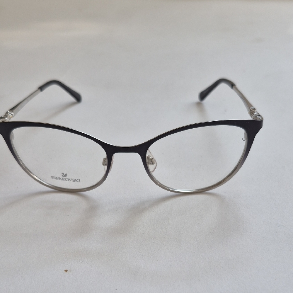 Swarovski Elegant Black and Silver Glasses